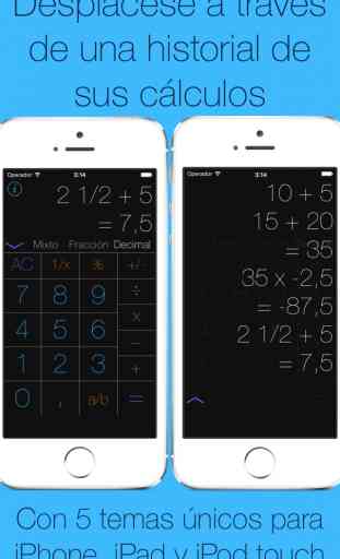 jCalc - Multi Calculadora Gratuita — con historial de sus cálculos y una calculadora de fracciones para iPhone, iPad y iPod touch 1