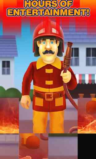 The Super Junior Fireman Jigsaws Puzzles My Fire & Rescue Trucks Heroes Game for Boys Free 3