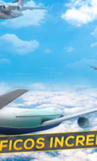 3D Infinite Airplane Flight - Juego de Plane Strike Simulator Gratis 3