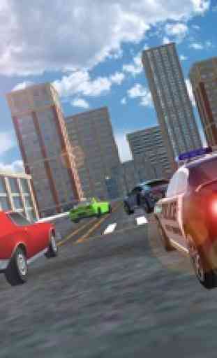 4x4 Mad Police Car Racing y delito de la ciudad 2