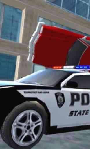 4x4 Mad Police Car Racing y delito de la ciudad 4