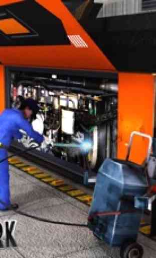 Autobús Mecánico Simulador 3D Carro Garaje Taller 2
