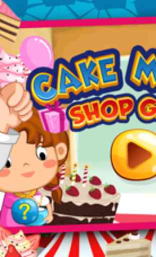 Cake Maker Shop Juego de cocina para niña 1