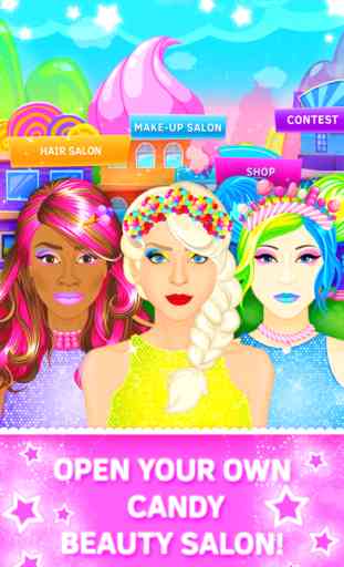 Candy Salon: Mi salón de belleza e moda 1
