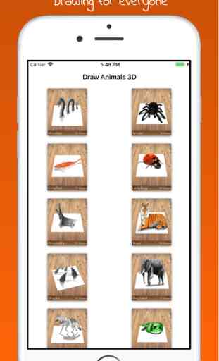 Cómo dibujar animales 3D 1