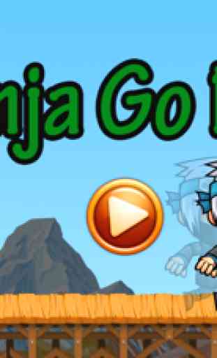 Ninja Ir correr y Saltar Aventuras Esquivar Bombas 1