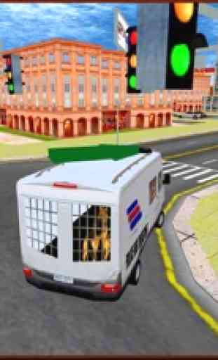 Policía perro transportista camión - Policía Cargo 1