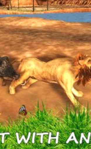 simulador de león salvaje - cazador de animales de 2