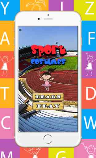 Sport Costumes : Juego de vocabulario para niños 3