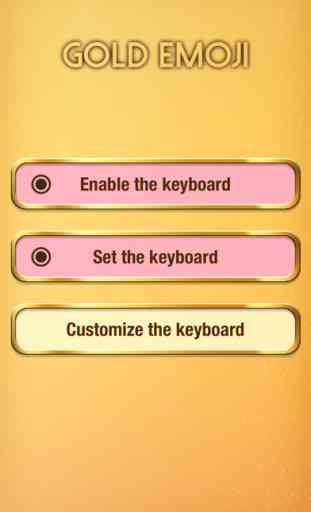 Temas teclado emoji de oro 2