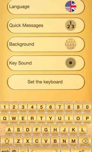 Temas teclado emoji de oro 3