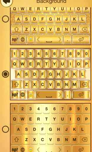 Temas teclado emoji de oro 4