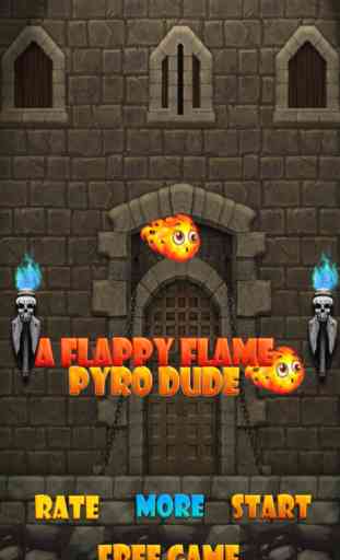 Un Amigo Flappy llama Pyro A Flappy Flame Pyro Dude 1
