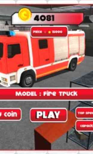 3D Rescue Racer Traffic Rush - Ambulance, Fire Truck Police Car and Emergency Vehicles : FREE GAME 4
