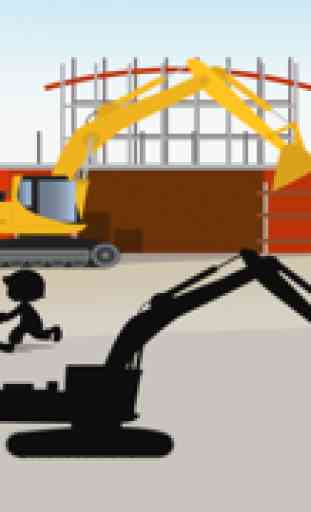 Activo! Juego Para Los Niños Acerca de la Obra de Construcción : Aprender Con el Trabajador de la Construcción 3