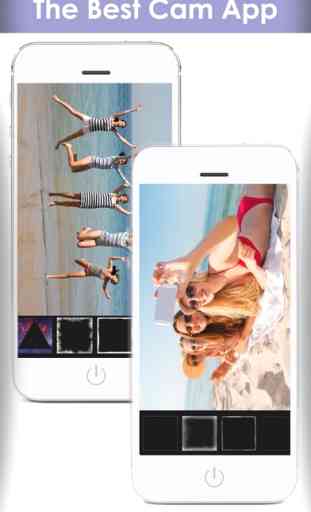 camera timer! Auto delayed selfie cam release for live camera effects plus insta frames fx 3