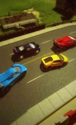 Dubai City Driving Simultor 3D 2015 : Expensive cars street racing by rich drivers. 4