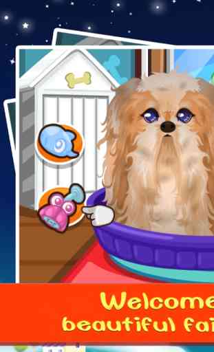 Limpiador de perrito del animal doméstico:Care of the baby girl fashion game 1