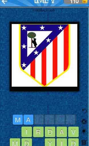 Pic-Quiz Equipos y Clubs de Fútbol Logotipos e Iconos: Concurso Imagen la Liga 1