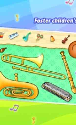 123 Kids Fun MUSIC Free Juego educativo de música 1