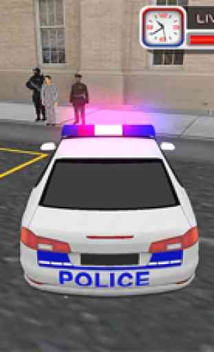 3D de la Policía de coches juegos de conducción si 2