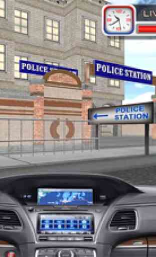3D de la Policía de coches juegos de conducción si 4