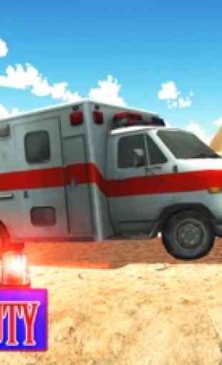campo a través de la conducción de ambulancias 2