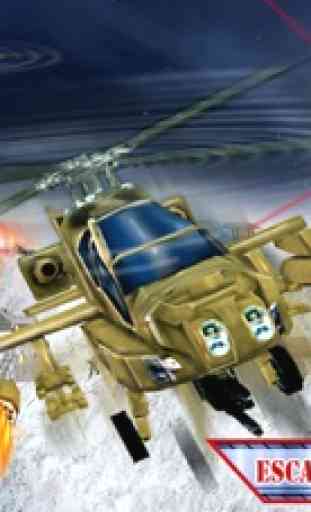 Ejército Prisión Helicóptero Cañonera Batalla 3D 3