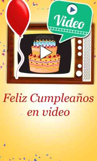 Feliz cumpleaños en video Tarjetas de cumpleaños 1