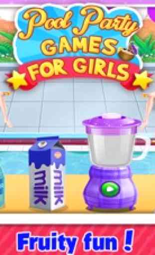 Fiesta de piscina Juegos para chicas y niñas 2