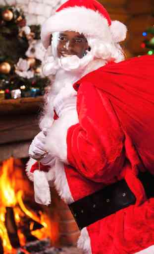 Fotomontaje con Papa Noel en Navidad 1