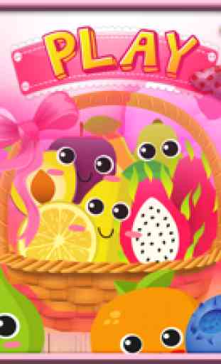 Fruit Vocab & Paint Game 2 - frutas dibujos juego 1