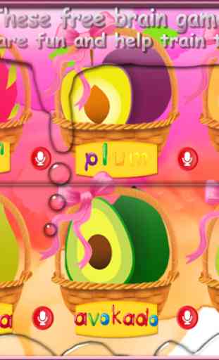 Fruit Vocab & Paint Game 2 - frutas dibujos juego 4