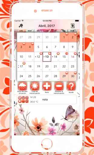 Osito - Calendario menstrual 1