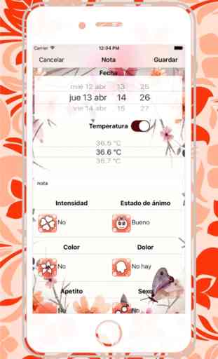 Osito - Calendario menstrual 2