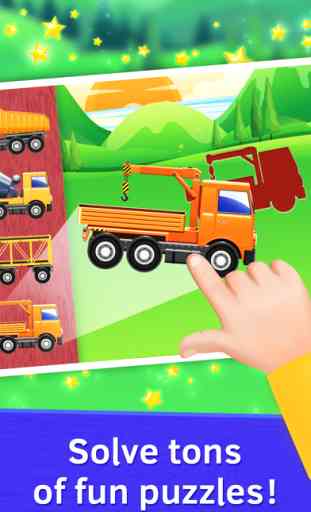 Puzzle de camiones para niños 1