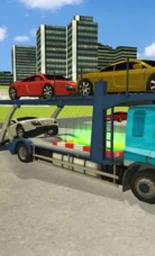 Remolque transportador de automóviles: simulador 2