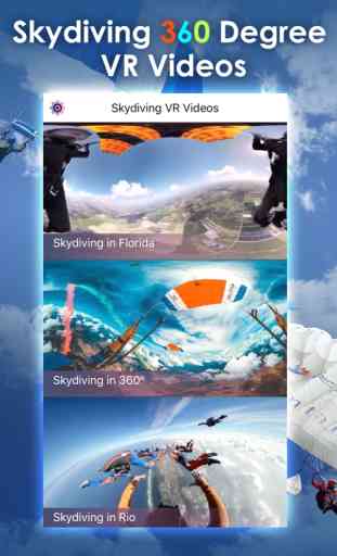 Skydiving VR 360 jugador gratuito for Cardboard 3