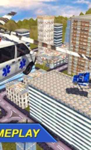 Volador Ambulancia Vuelo Piloto Simulador 3D 3