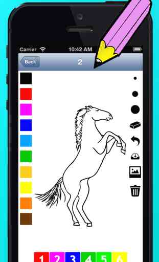 123 Libro para colorear de caballos para los niños: juegos con muchas fotos como potro, caballo, ecuestre, semental y más 2
