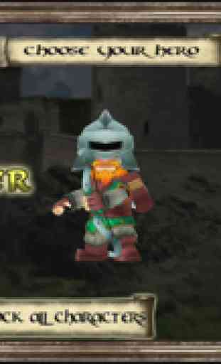 3D pequeño monstruo de la fantasía Horda Defense 2 - JoyStick Medieval Edad Defender juego gratis 2