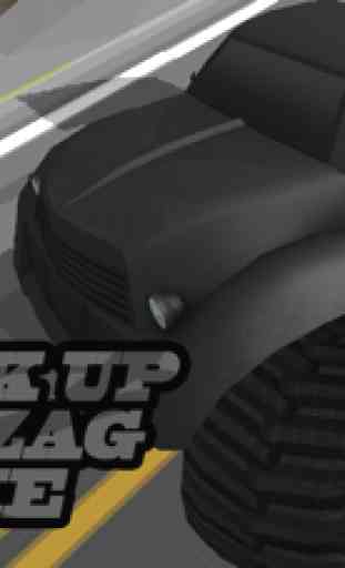 3D Zig-Zag  Offroad Racer -  Escape Asphalt Car with Fast Run Lane 1