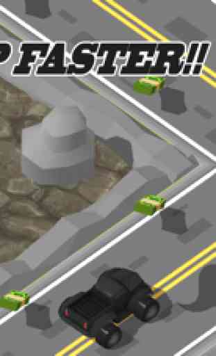3D Zig-Zag  Offroad Racer -  Escape Asphalt Car with Fast Run Lane 2