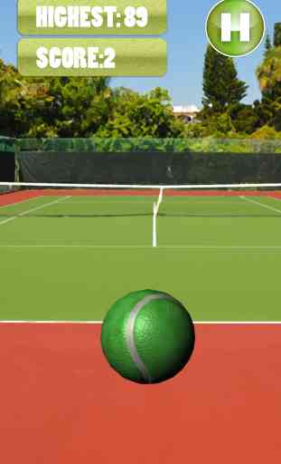 3D Tennis Fácil Flick Bola-Juego Gratis 2