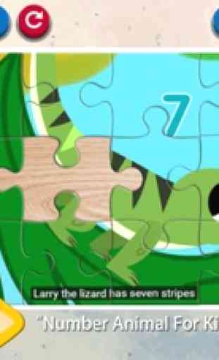 Aprende Number Jigsaw Puzzle Juego 3