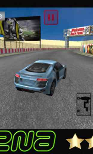 Arena 3d coche simulación extrema 2