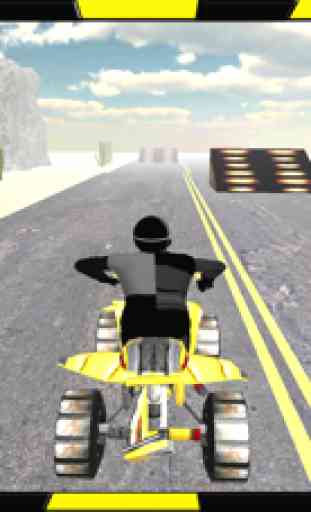 Aventura de Moto Quad Extreme Racing simulador 2