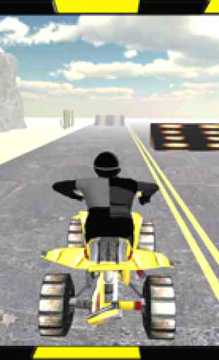 Aventura de Moto Quad Extreme Racing simulador 4