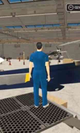 Avión Mecánico Simulador 3D Reparar Taller Garaje 3