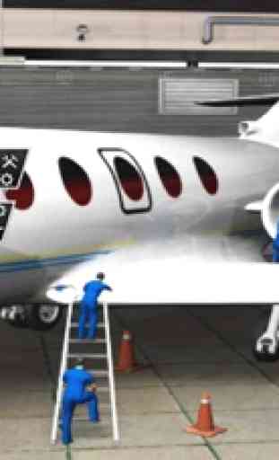 Avión Mecánico Simulador 3D Reparar Taller Garaje 4